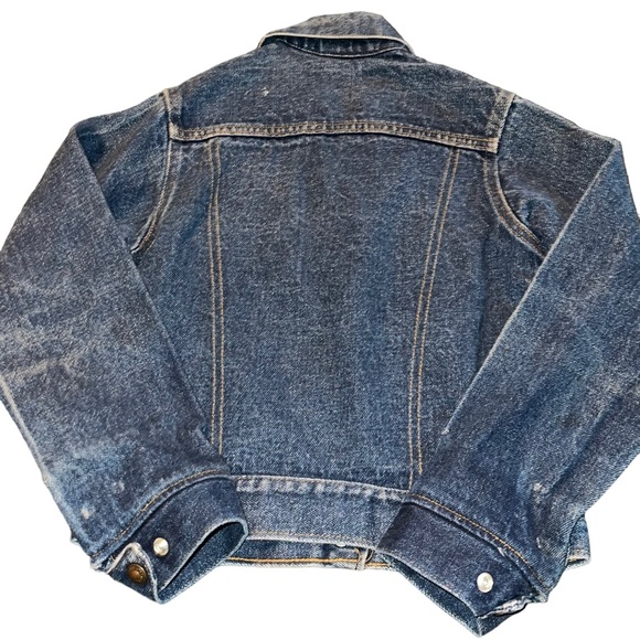 Vintage Levi’s Youth Denim Jacket Size Medium 100% Cotton Made In The USA - Picture 4 of 5
